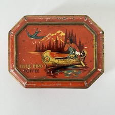 Vintage  Blue Bird Toffee Tin