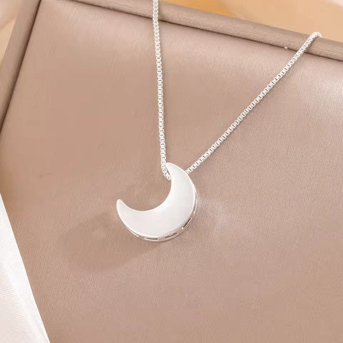 Brushed crescent moon - crescent,