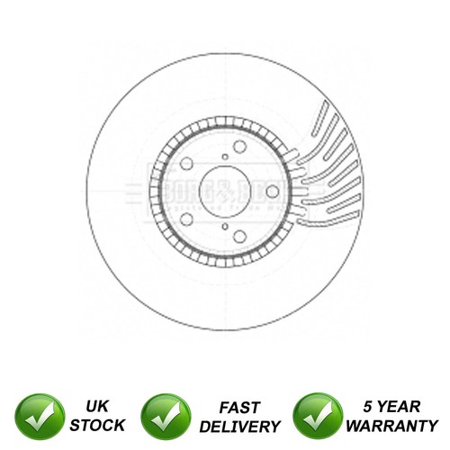Brake disc front left sjr - 1x,