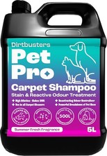 Pet Pro Carpet Cleaner Shampoo, Removes Dog & Cat Urine, Odours & Stains (5L)