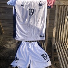 Pogba 19 FRANCE NATIONAL TEAM 2016/2017 AWAY FOOTBALL SHIRT NIKE Junior 152