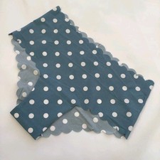 Victoria's Secret Blue Spotty Scalloped No Show Cheeky Panties - Size XS - New