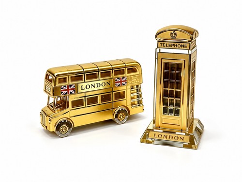 Gifts london crystal bus - a,