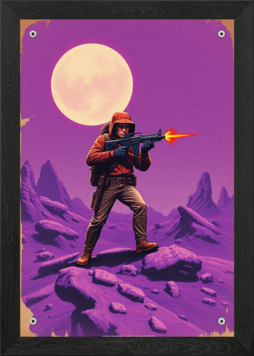 Raygun wielding explorer - raygun-wielding,