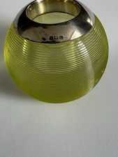 Rare antique lime green glass - rare,