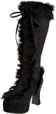 Ladies 1970's Lace Up Platform