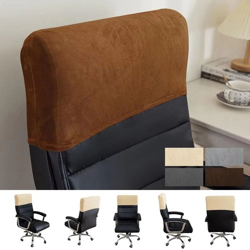 Velvet chair back cover - back,