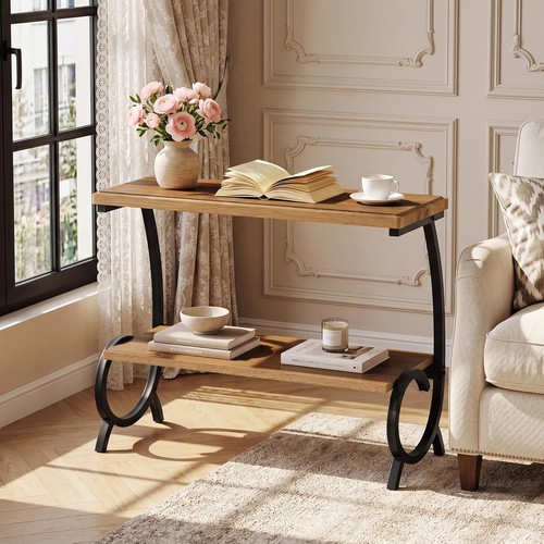 Tier end table - end, modern