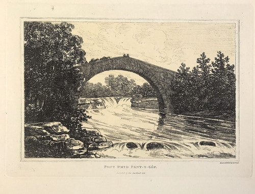 Flintshire wales 1813 etched
