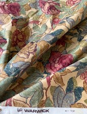 Warwick Fabrics - Vintage "Chelsea" Fabric - Flowers and Birds