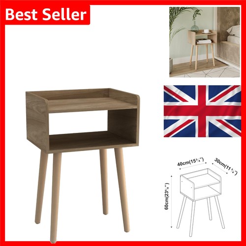 Modern bedside table with - bedside,