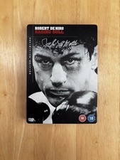 SIGNED Jake LaMotta Raging Bull DVD - Definitive Edition - Robert De Niro - Rare