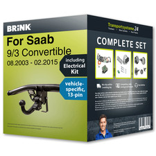 Towbar detachable for SAAB 9/3