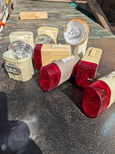 Vintage bicycle lamps - vintage,