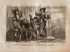 Engraving England " Military