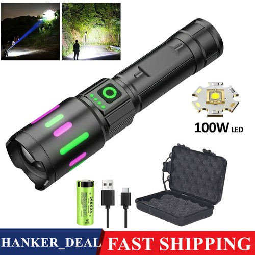 High powered led flashlight - powered,