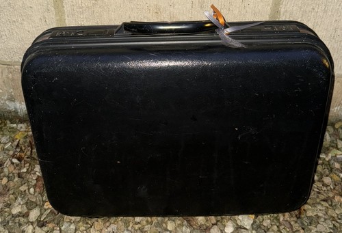 Vintage black antler - black, briefcase