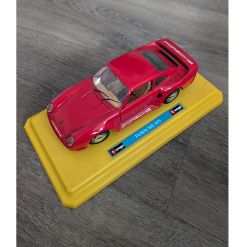 Bburago porsche 959 red - 959,