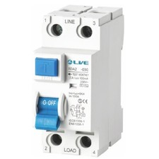 Live Electrical 2 Pole 40Amps 30mA Type A High Immunity RCD - RDA240-030