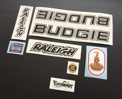 Raleigh budgie decal set - raleigh,