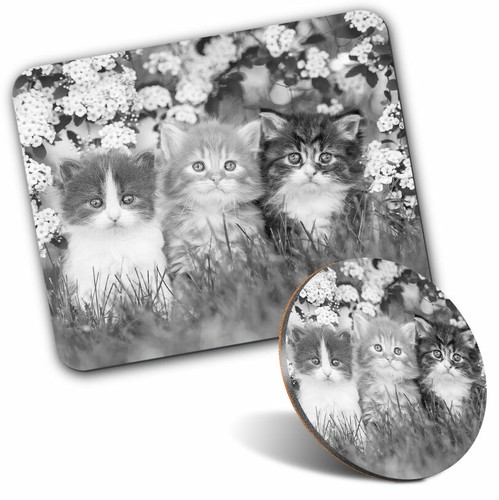 Mouse mat coaster - -, bw
