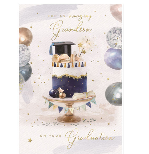 Graduation card grandson - graduation, grandson.