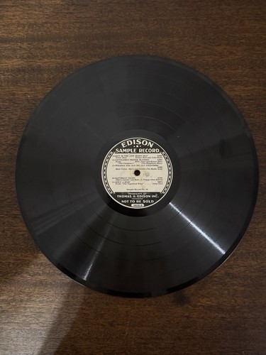 Rare edison promotional - edison,