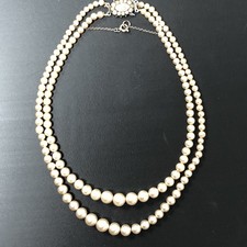 Vintage Lotus Simulated Pearl