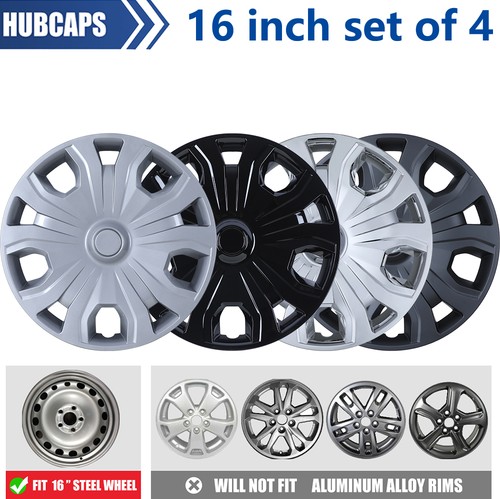 Hubcaps set 4 wheel - 16",