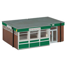 44-1005G Scenecraft OO Gauge Station Buffet Green