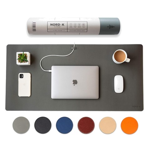 Nordik leather desk mat - nordik, &