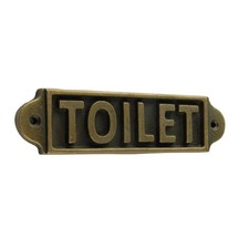 Antique Brass Wall Signs Cast