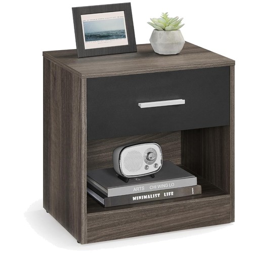 Compact drawer side table - table, in