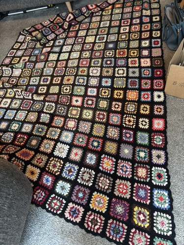 Granny square crochet afghan - square,