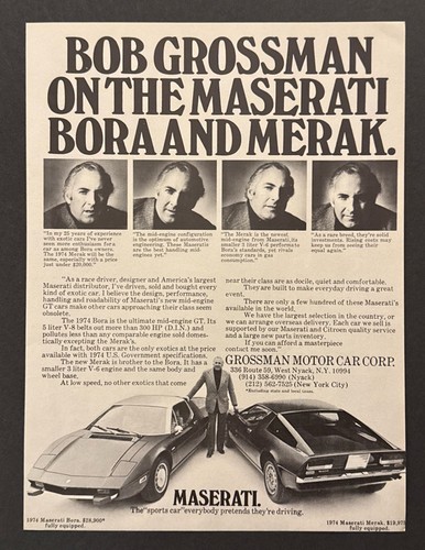 1974 maserati front engine - maserati,