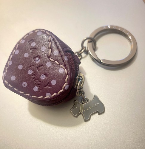 Radley leather purple spotted - purple,