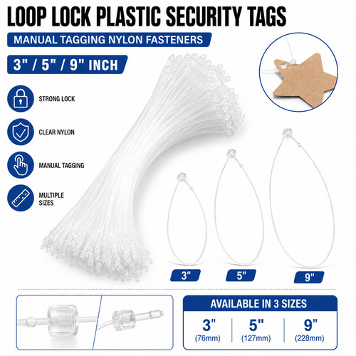 Loop lock 9 inch - loop, 3''5''9''inch