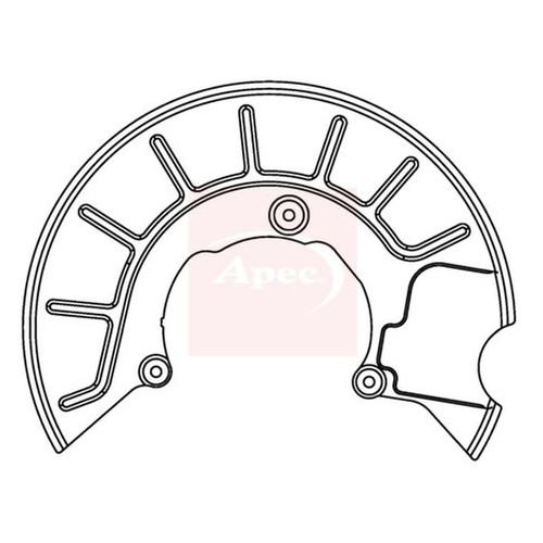 Apec brake disc splash - disc,