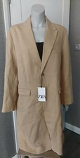 Zara Linen Look Hemp Camel