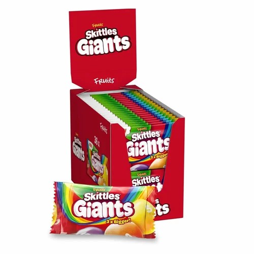 Skittles giants fruit bags - skittles,