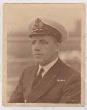 WW1 era photo Cunard Line officer New York Merchant Navy Mercantile Marine medal