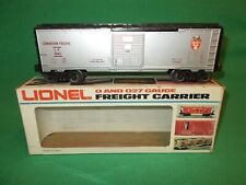 LIONEL 0 Gauge #9442 CANADIAN PACIFIC BOX CAR Circa 1981 Sprung Trucks O Gauge.