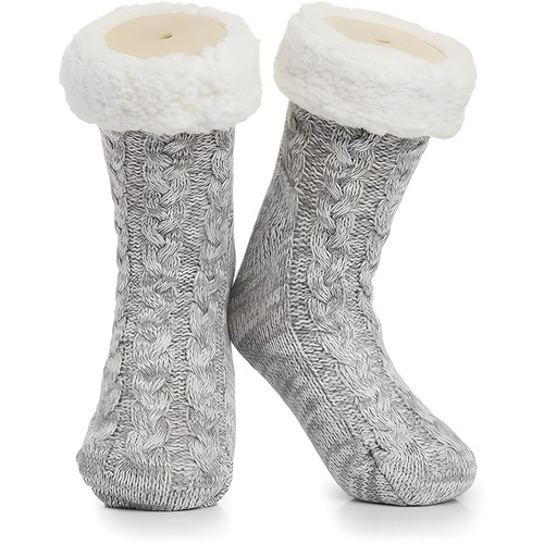 Slipper fluffy socks heat - fluffy,