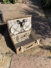 Wicker Picnic Basket Set