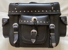 Motorcycle Motorbike Rear Sissy Bar Pannier Luggage Bag