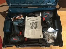 Bosch Professional Twin Pack  18v Combi Drill GSB 90 C/ Impact Driver GDX 210 C