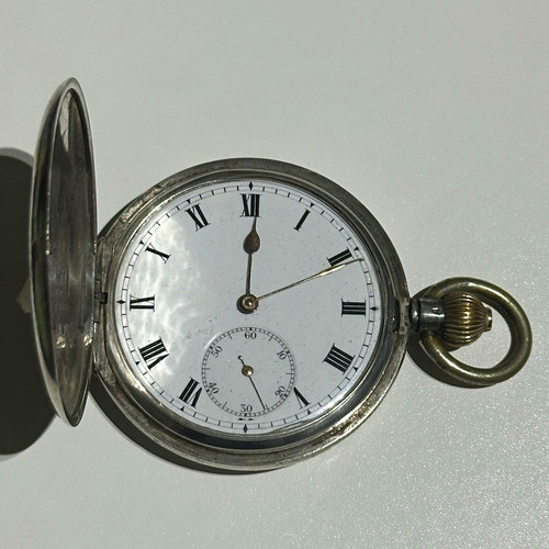 Sterling silver full hunter - silver,