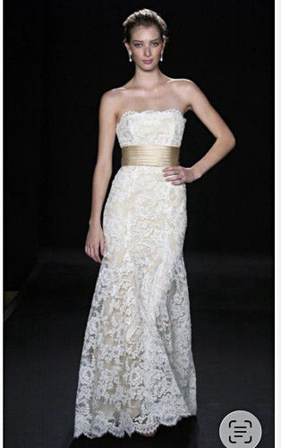 Monique lhuillier strapless - monique,