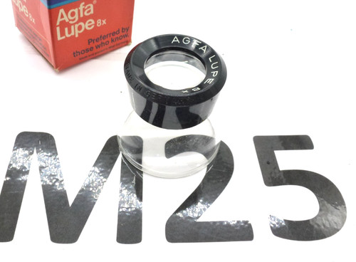 Agfa loupe magnifier boxed - agfa,