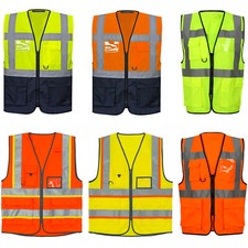 HI VIS VIZ EXECUTIVE VEST HIGH